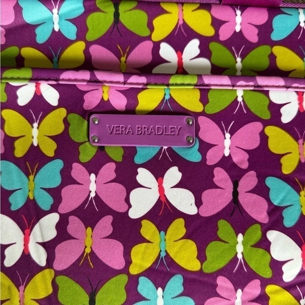 Vera Bradley Purple Butterfly Laptop Bag